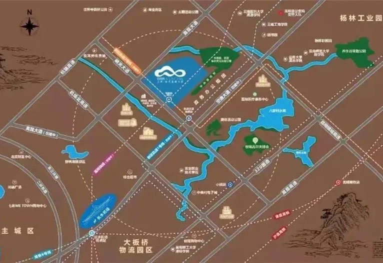 昆（kūn）明市官渡區哨關大道小哨依雲國際社區雲海天城小學建設項目